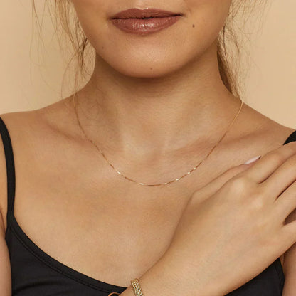 Ketting Bodega Box | 18k Goud