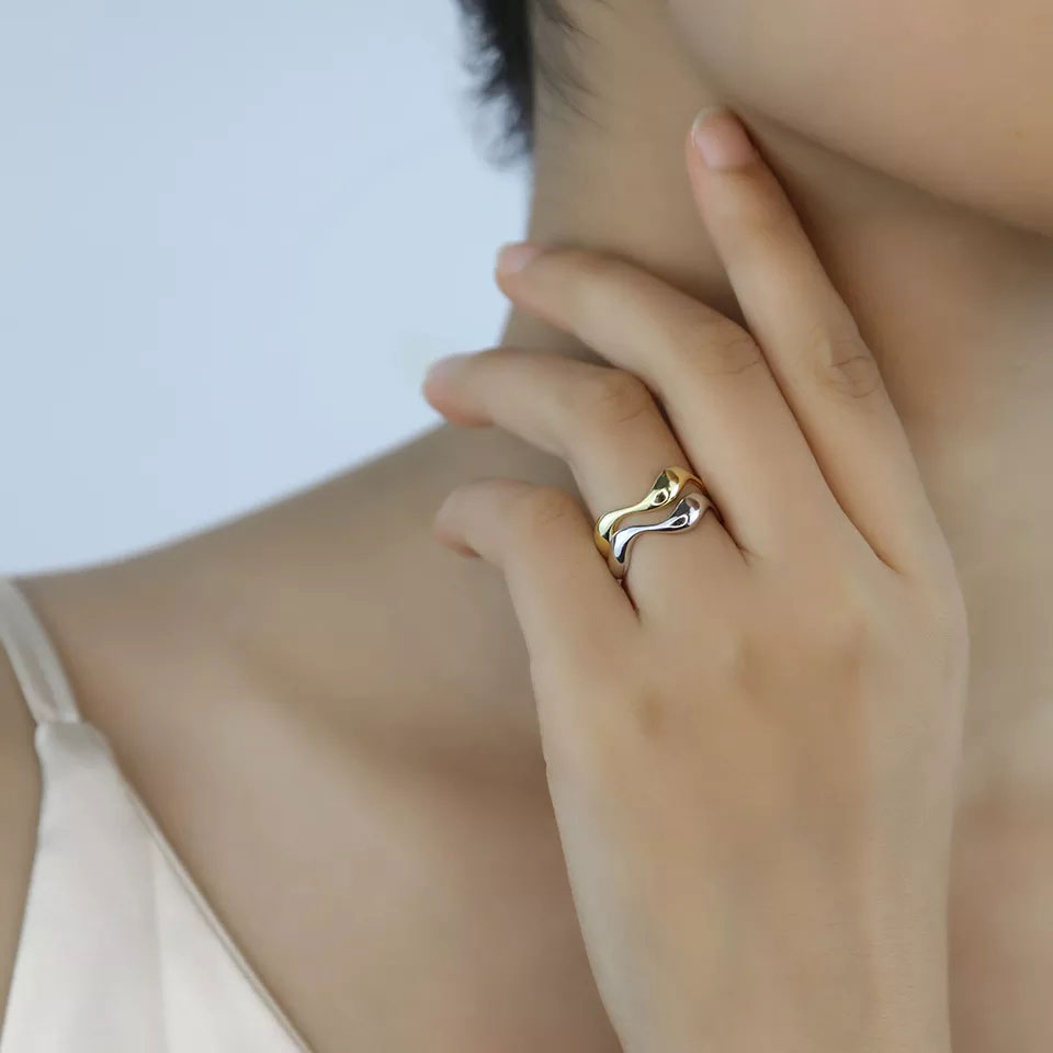 Wave Ring | 18K Goud