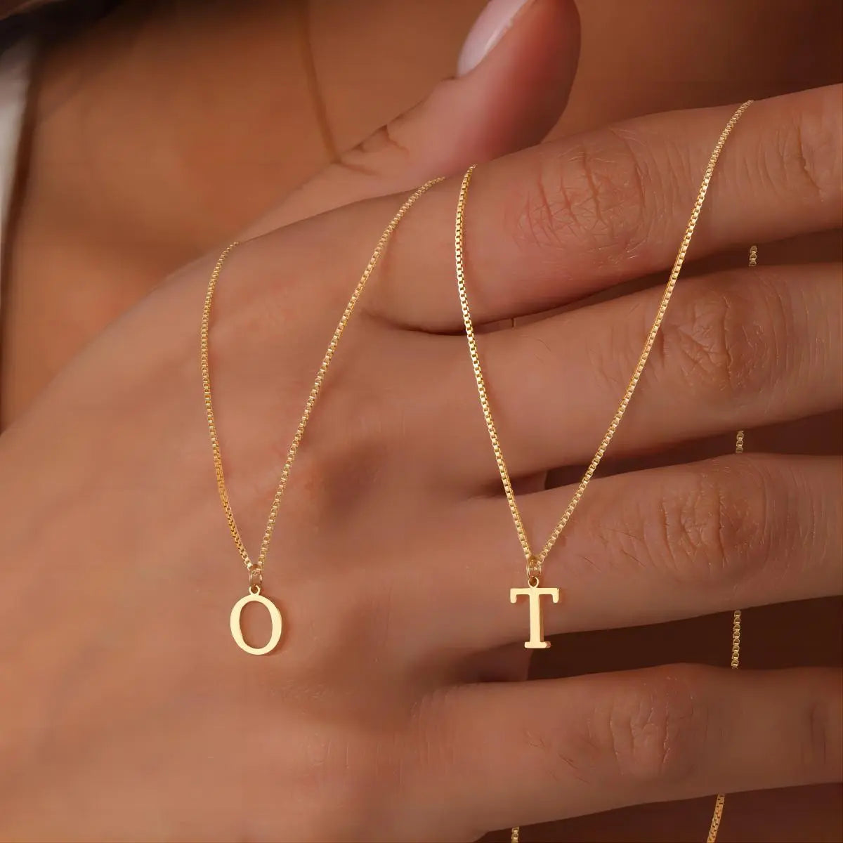 Halsketting met Initialen | 18K Goud