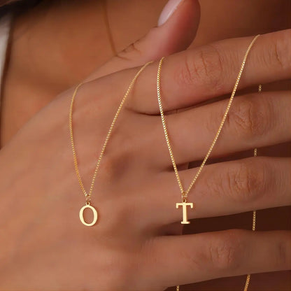 Halsketting met Initialen | 18K Goud