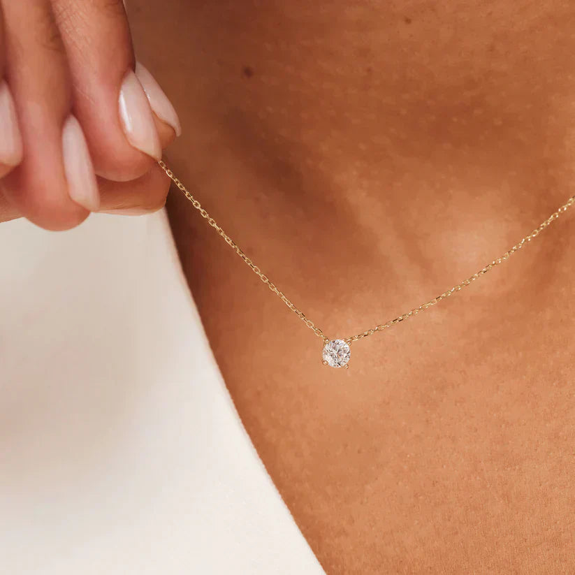 Cléa Moissaniet Stenenketting | Goud 18k