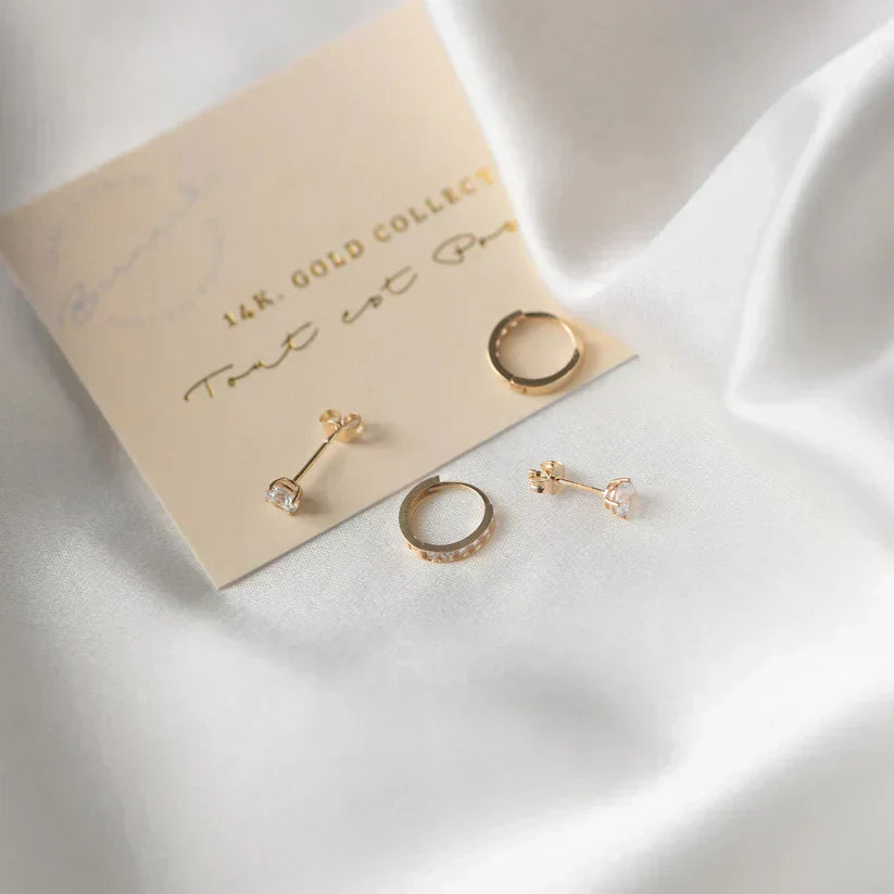 Isa oorbellen | 18k Goud