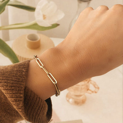 Rosa armbandje | 18K Goud 4mm