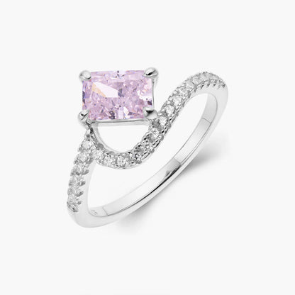 Pavé Vagues Ring – 14K Goud