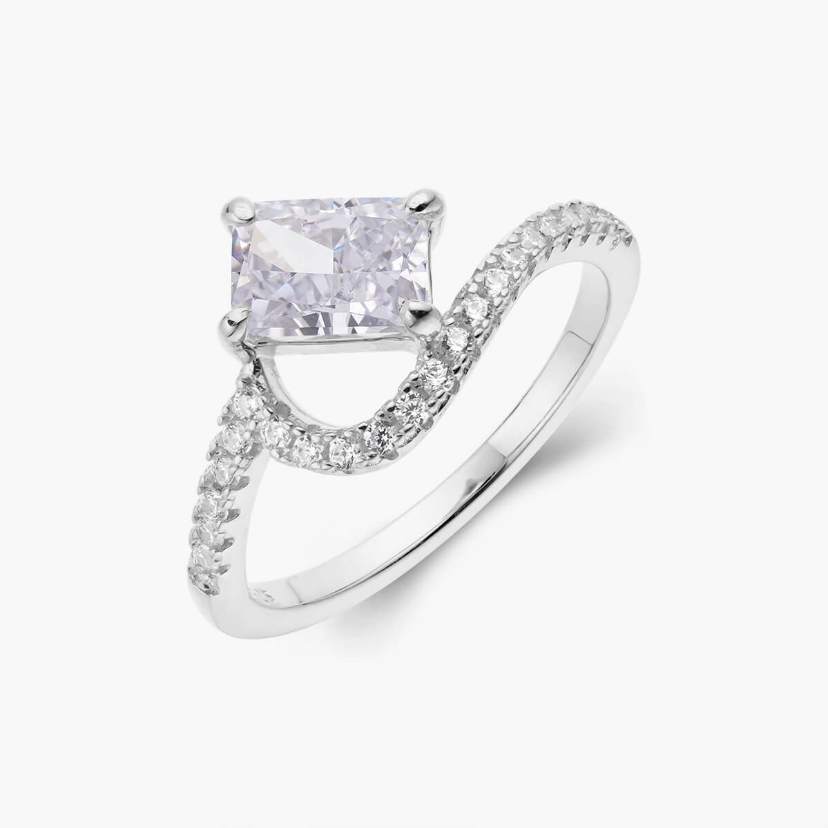 Pavé Vagues Ring – 14K Goud