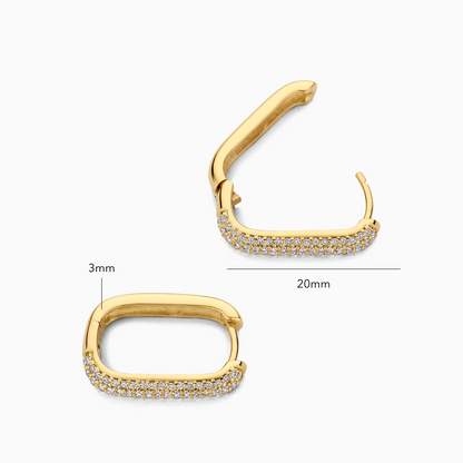 Elsa oorbellen | 18k Goud