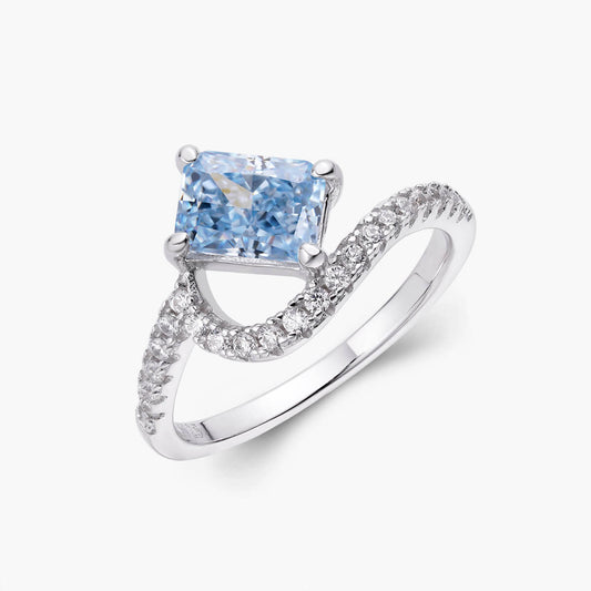 Pavé Vagues Ring – 14K Goud